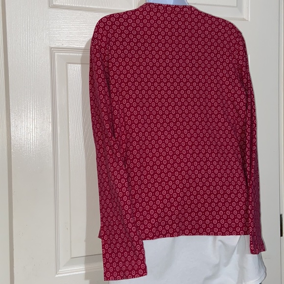 Lands’ End Cotton Knit Long-Sleeve T-Shirt - Picture 2 of 5